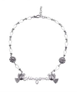 925 silver necklace The power of words Chingona