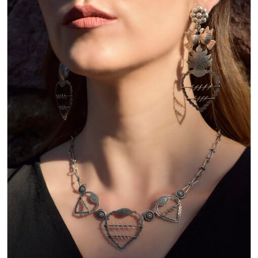 Decree Heart Earrings - Image 2