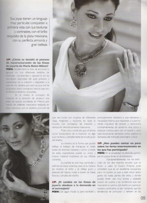 Entrevista Revista DPlata Maria Belen Jewelry 2